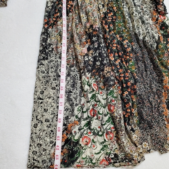 Zara Lace Floral Cold Shoulder Midi Dress - Picture 10 of 10